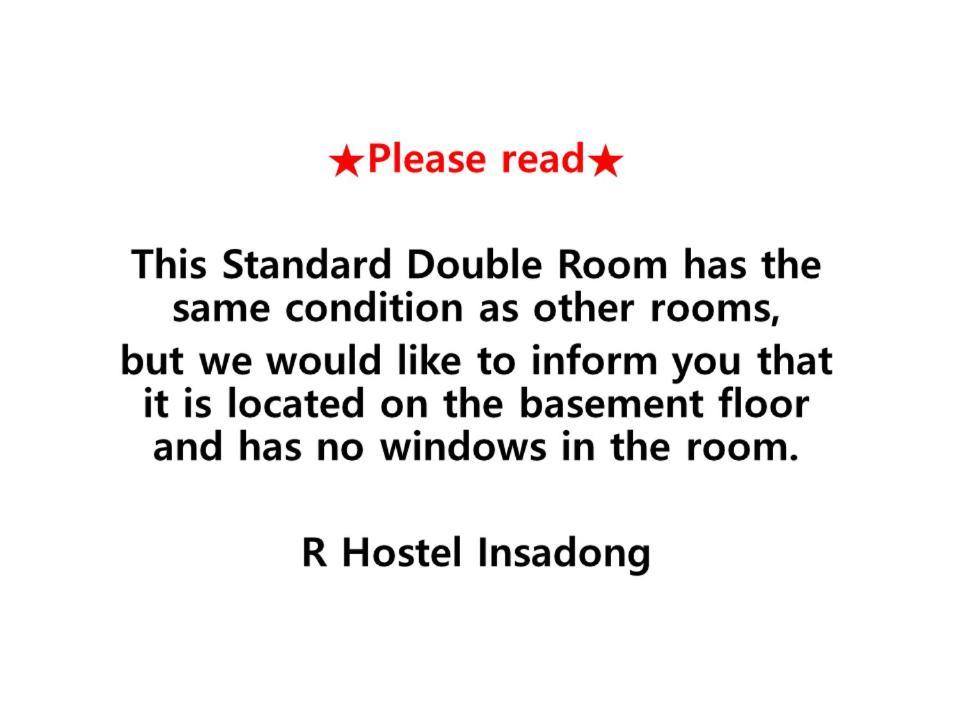 Insadong R Guesthouse Seoul Exterior foto